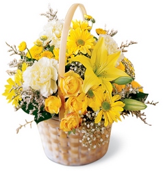 Flourishing Garden Basket from Maplehurst Florist, local flower shop in Essex Junction